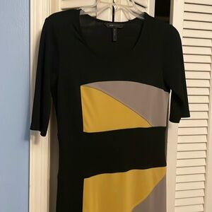 BCBG color block dress